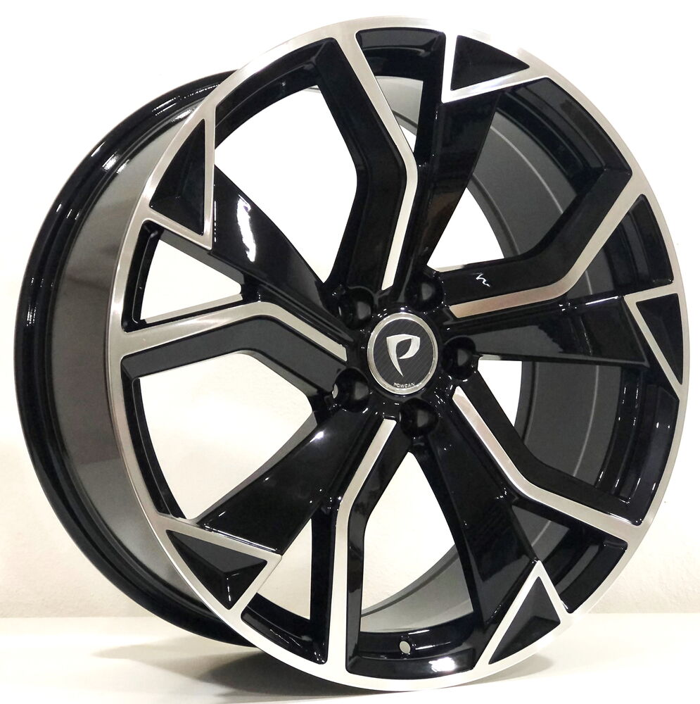 BK-5764 8,5*20 5*112 ET28 66,45 BLACK MACHINED XL