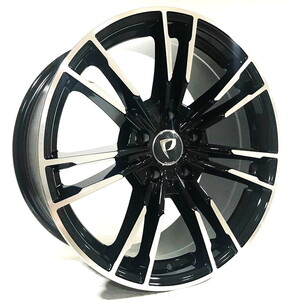 BK-5396 9,5*18 5*112 ET36 66,6 BLACK MACHİNED XL #1