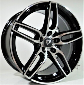 BK-5434 9*19 5*112 ET45 66,56 BLACK MACHİNED XL #1