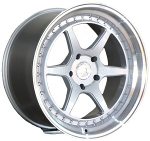 SLK-8176 8,5*18 5*120 ET15 74,1 SILVER LIP MACHINED #1